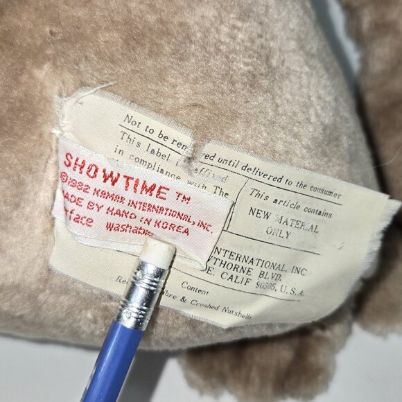 Vintage ET Plush Toy 12" Retro Collectible Stuffed Animal Doll 1982 Showtime - Picture 3 of 8